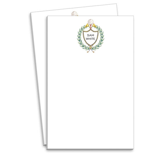 Golf Crest Notepads